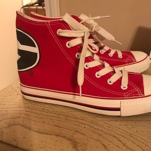 SOLD! University of Georgia high tops